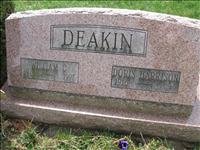 Deakin, William C. and Doris (Harrison)